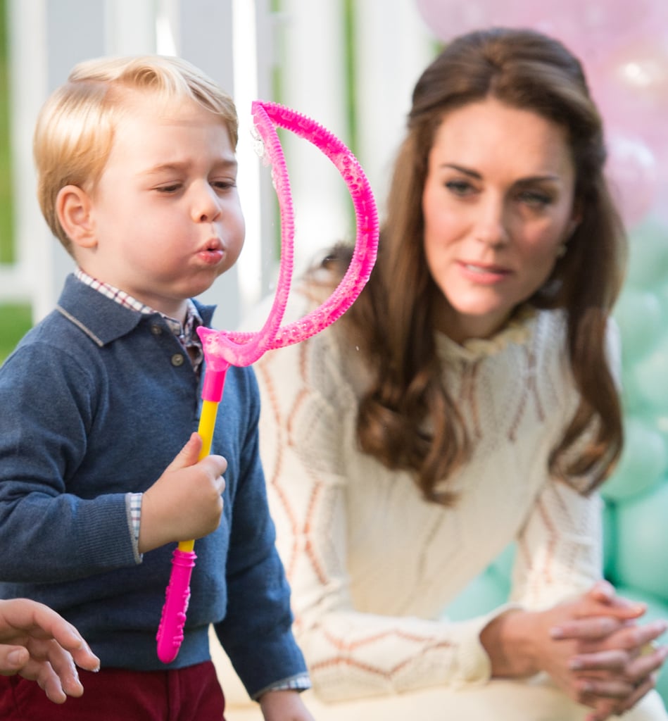 When Prince George Played With Bubbles