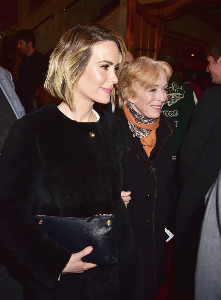 Sarah Paulson Holland Taylor Date Night December 2015 POPSUGAR Celebrity