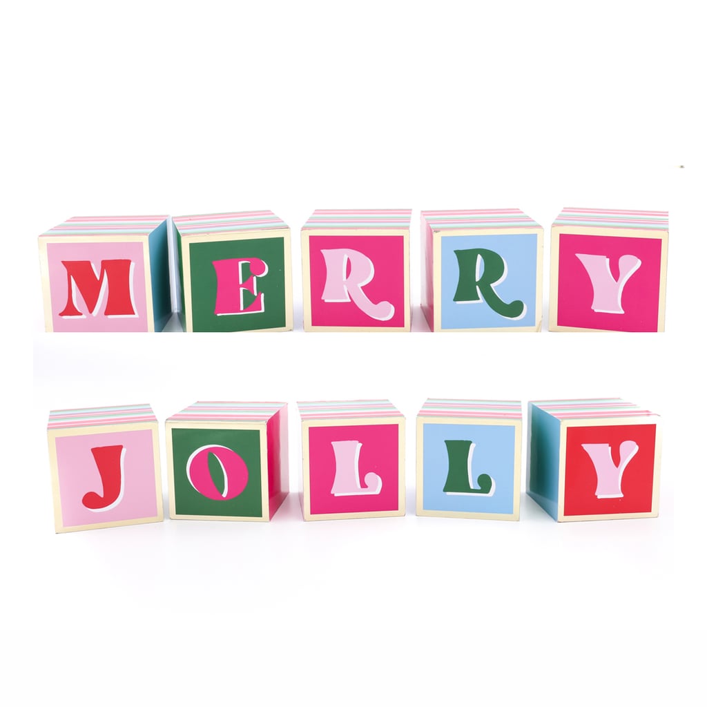 Packed Party 'Jolly & Merry' Christmas Tabletop Blocks
