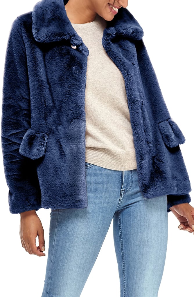 Gal Meets Glam Collection Faux Fur Jacket