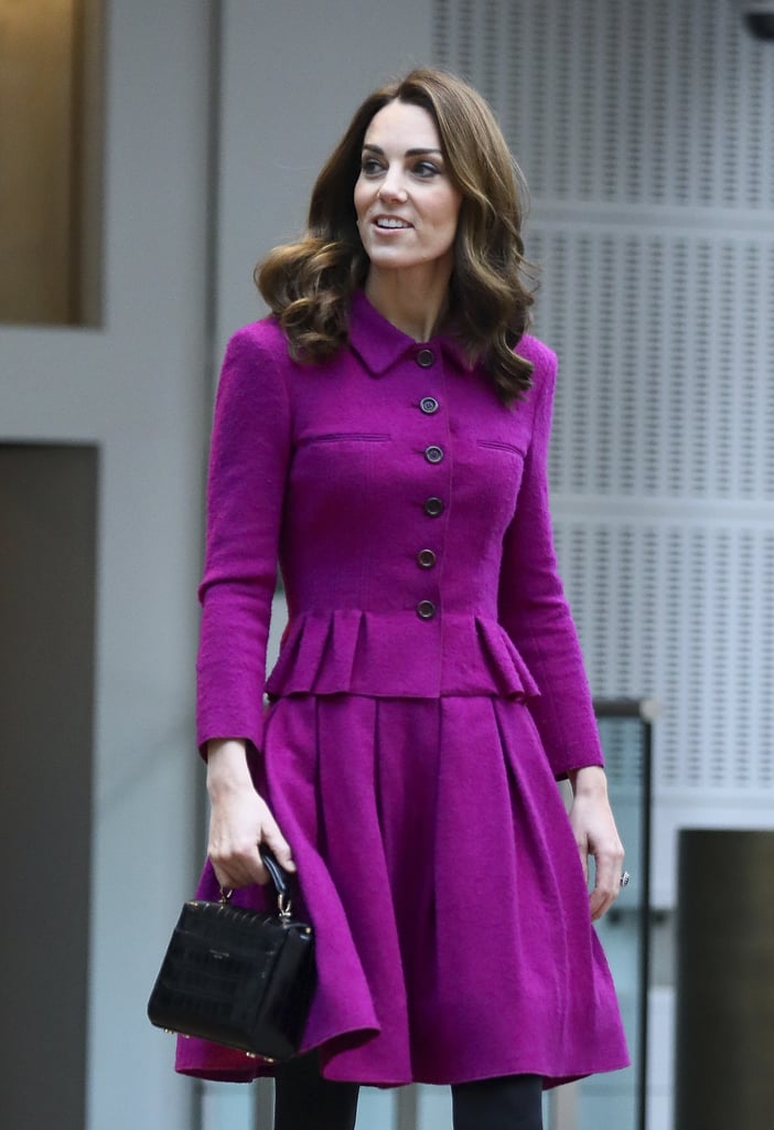 Kate Middleton Purple Oscar de la Renta Suit January 2019