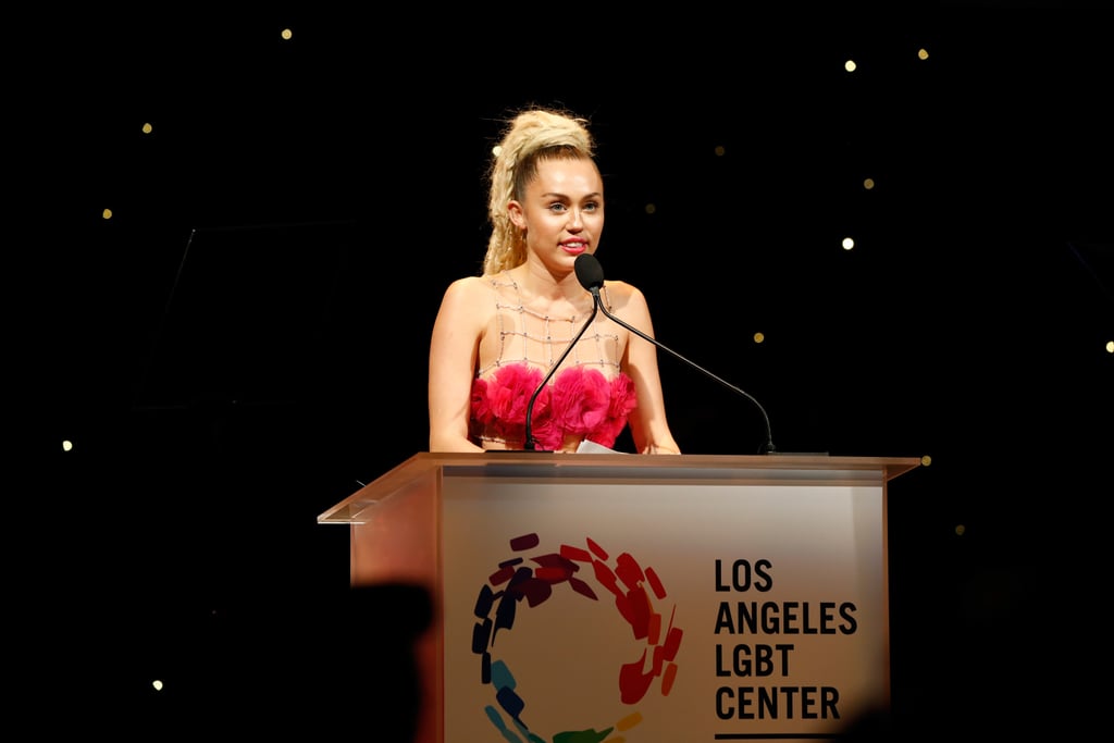 Miley Cyrus at the LGBT Gala Vanguard Awards 2015 | Pictures