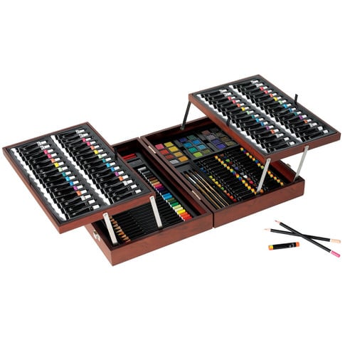 Met Museum 166-Piece Wood Art Supply Kit