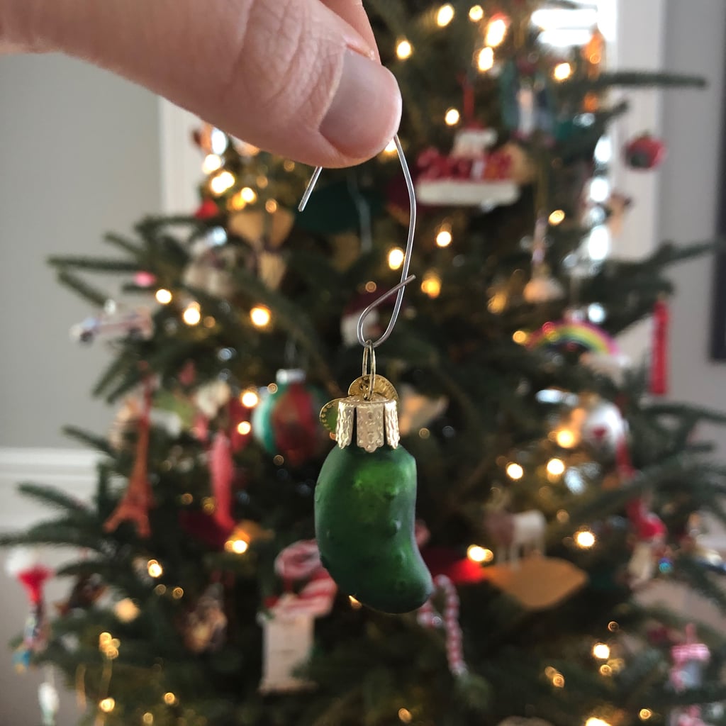 My Impossible-to-Find Pickle (With Thumb For Scale)