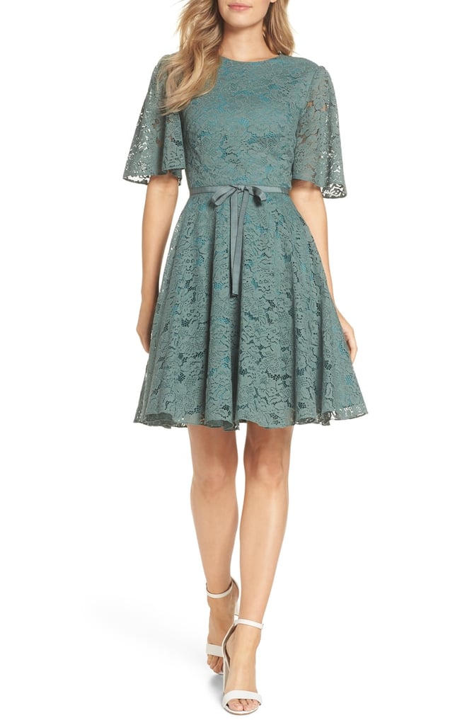 Gal Meets Glam Collection Harper Lace Fit & Flare Dress