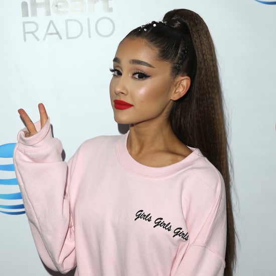 Ariana Grande Pink Glossy Lips