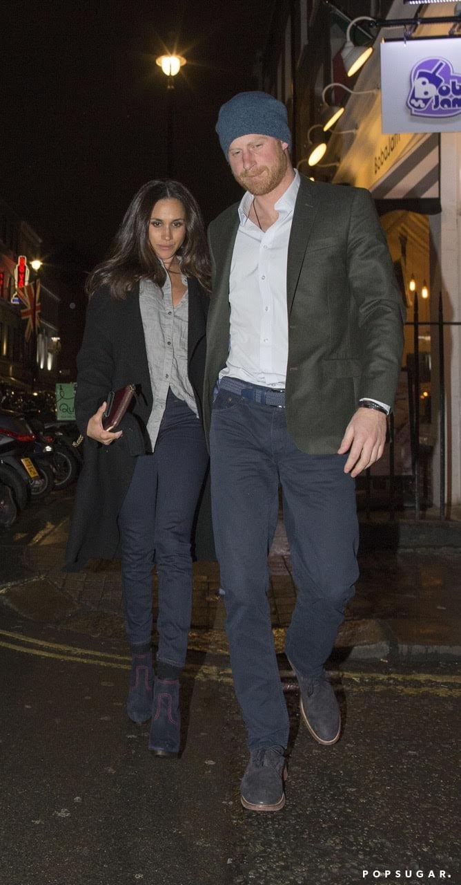 February: Harry Put His Chivalrous Ways on Display During Their London Date Night