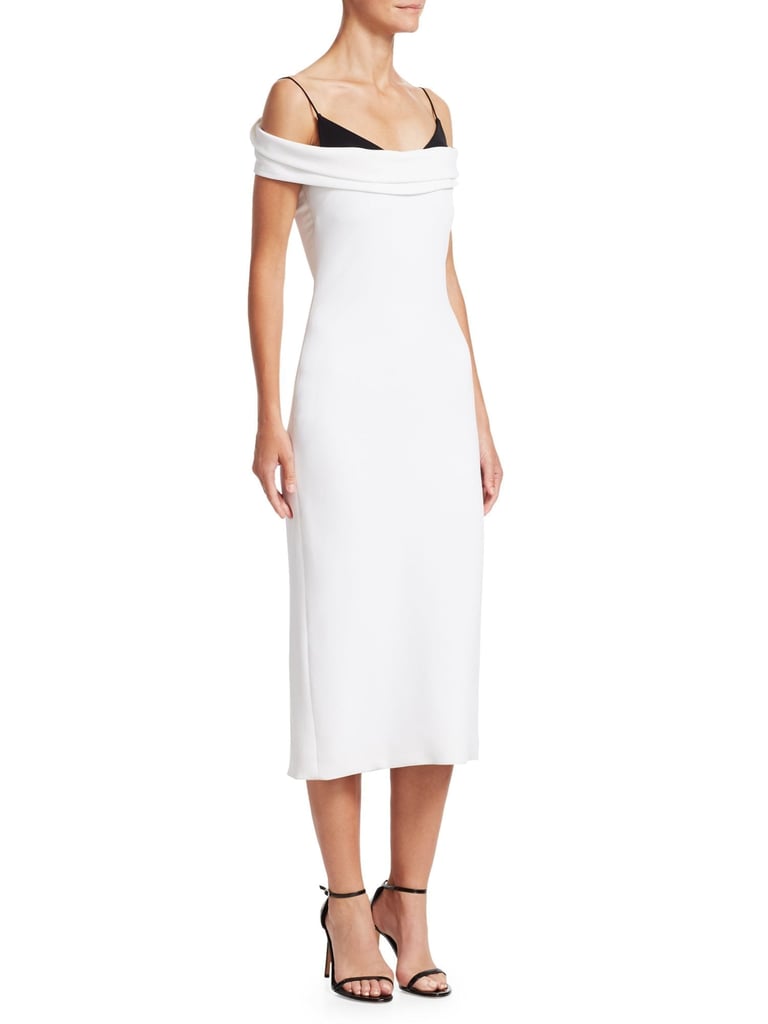 Cushnie Et Ochs Off the Shoulder Midi Dress