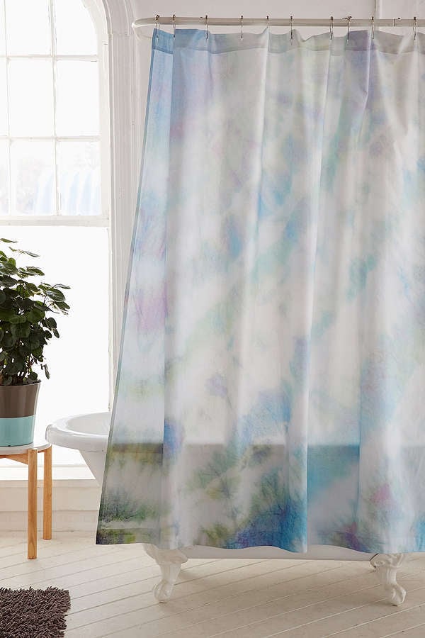 Soft Dyed Shower Curtain