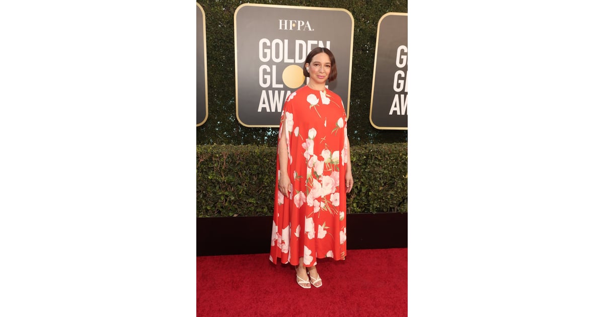 Maya rudolph dress golden on sale globes