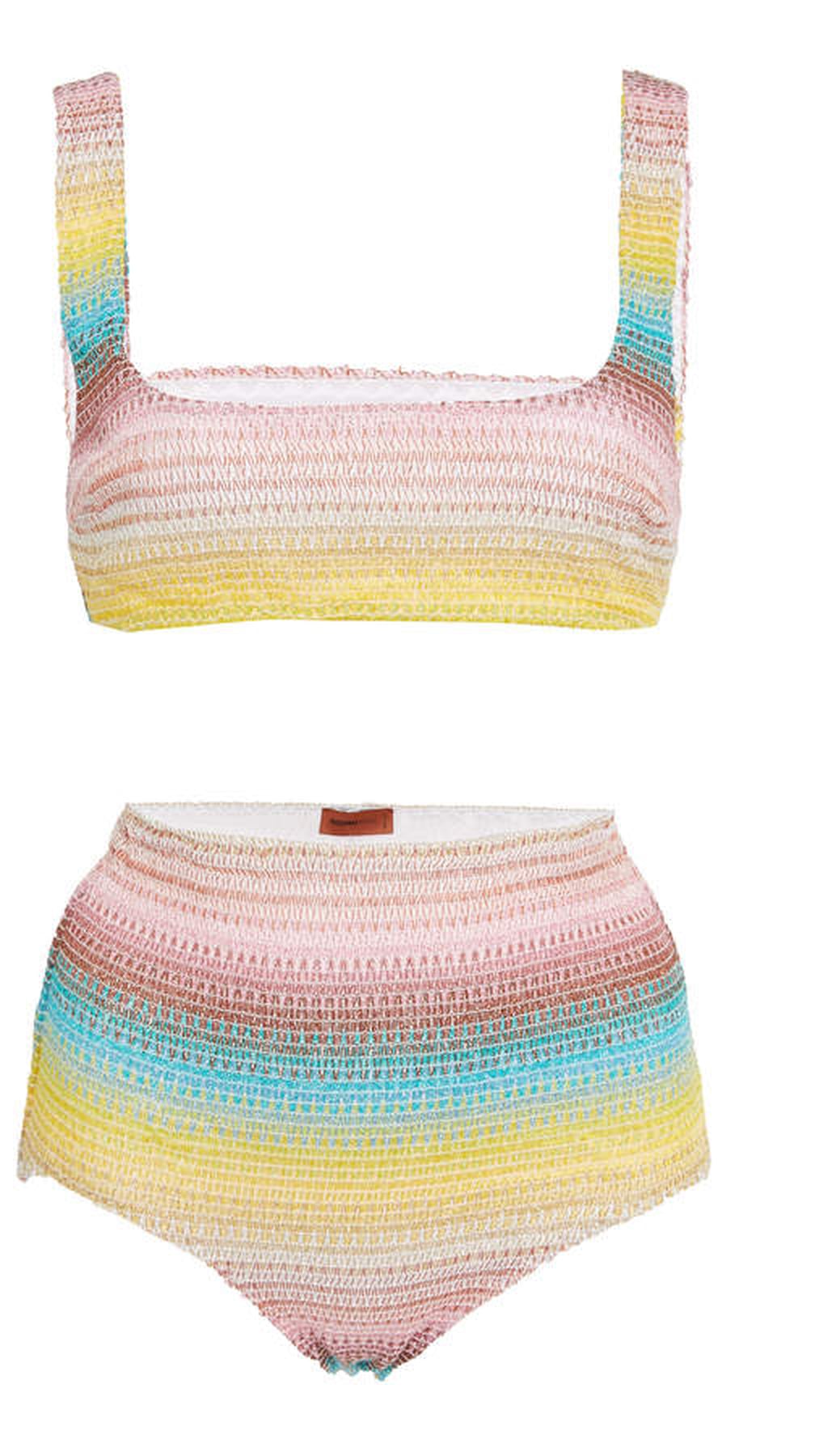 Kourtney Kardashian Crochet Bikini | POPSUGAR Fashion