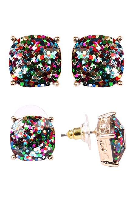 MYS Collection Glitter Stud Earrings