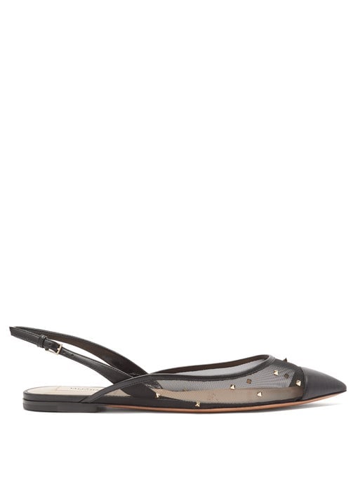 mesh slingback