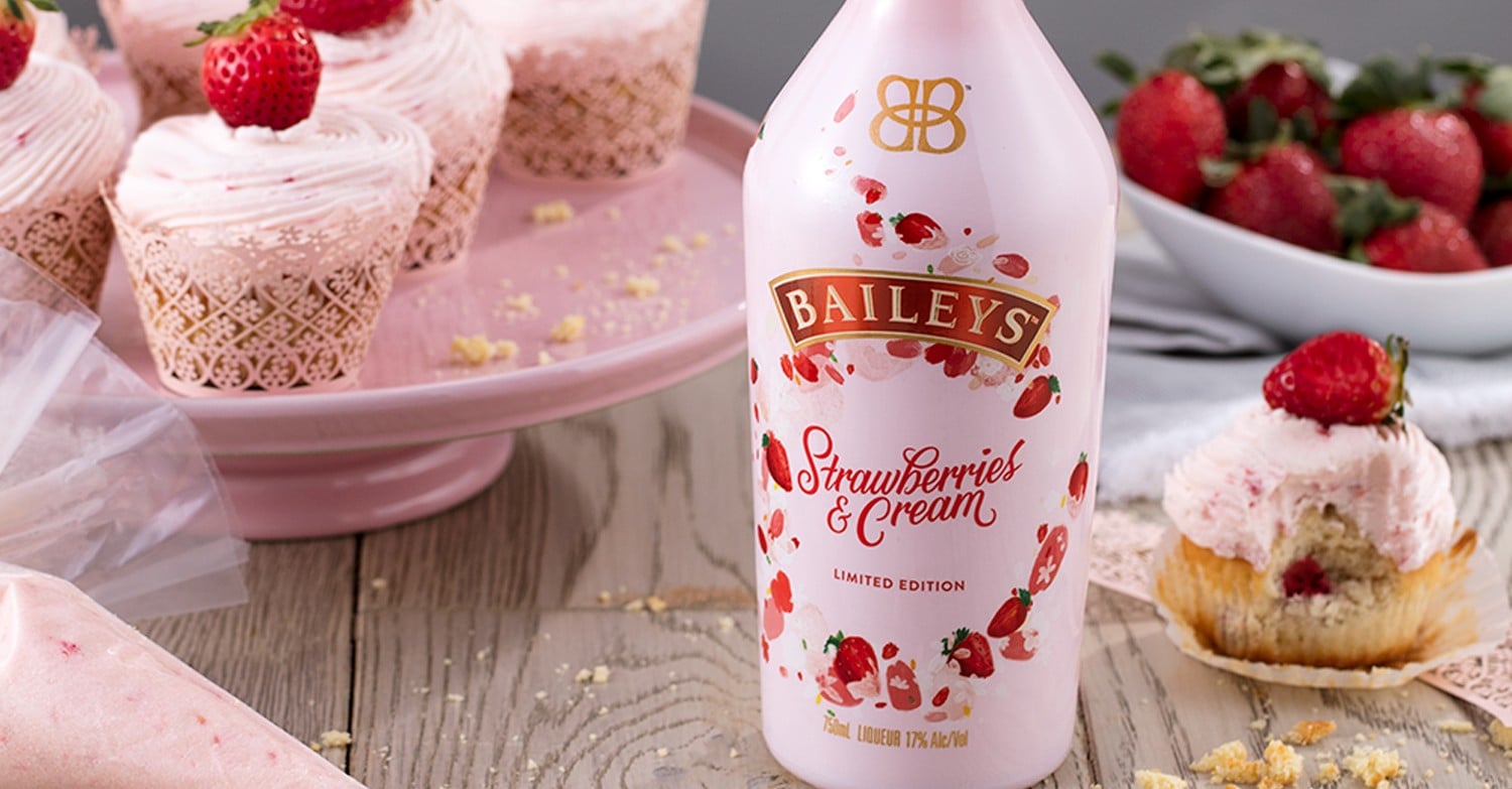 Bailey's Strawberries and Cream Liqueur POPSUGAR Food