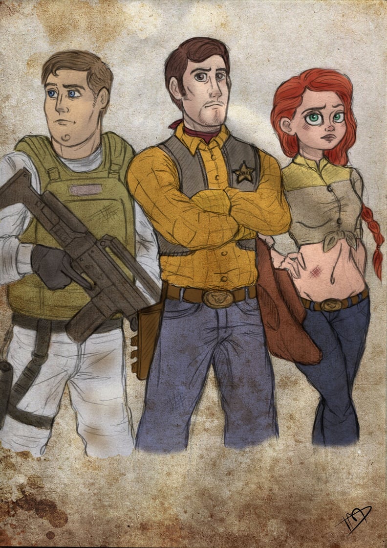Woody, Buzz, and Jessie