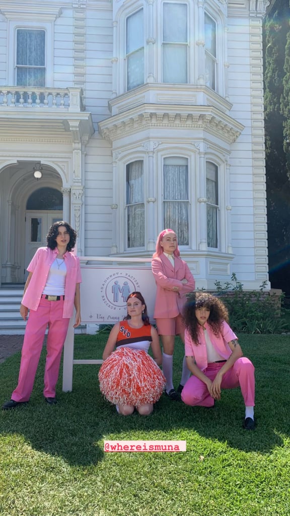 Phoebe Bridgers Pink Hair Colour in "Silk Chiffon" Video