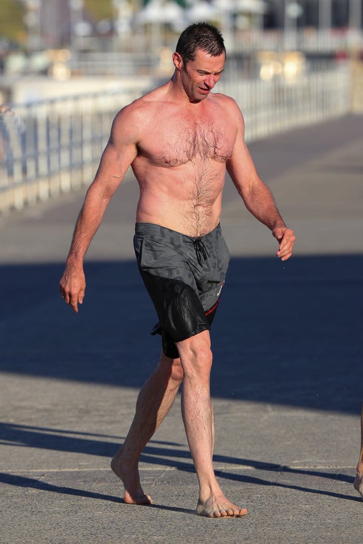 Hugh Jackman Shirtless in Australia Pictures August 2016 