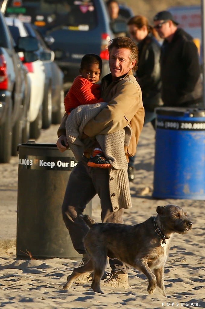 Charlize Theron and Sean Penn With Jackson at Pavilions