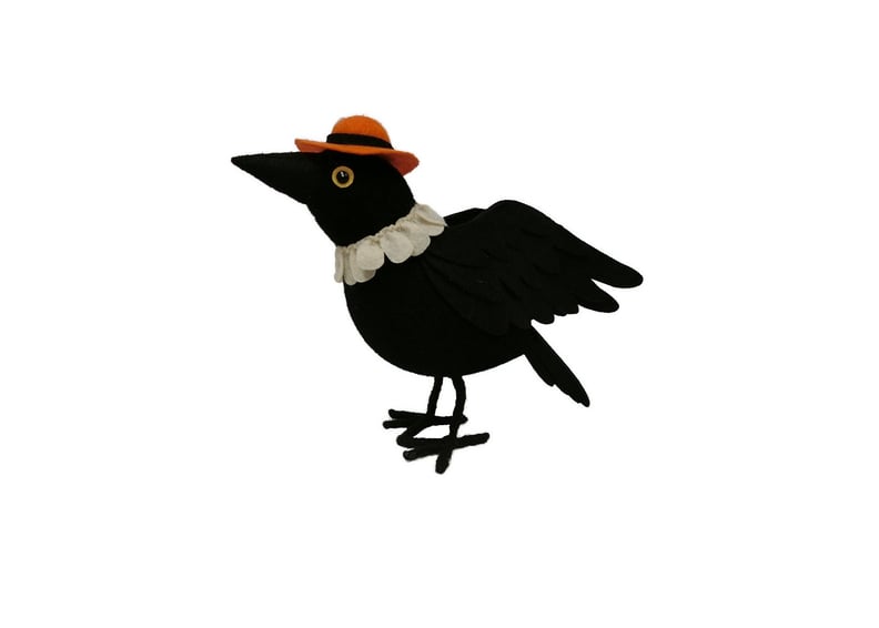 Halloween Fabric Raven