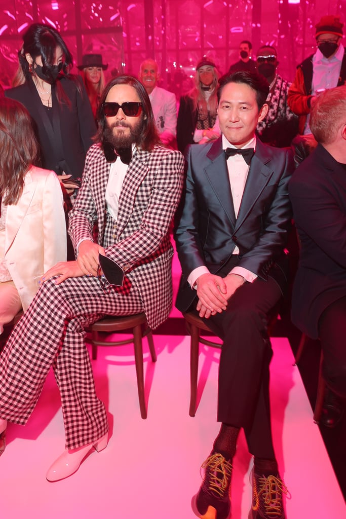 Jared Leto and Lee Jung-jae at Gucci During Milan Fashion Week