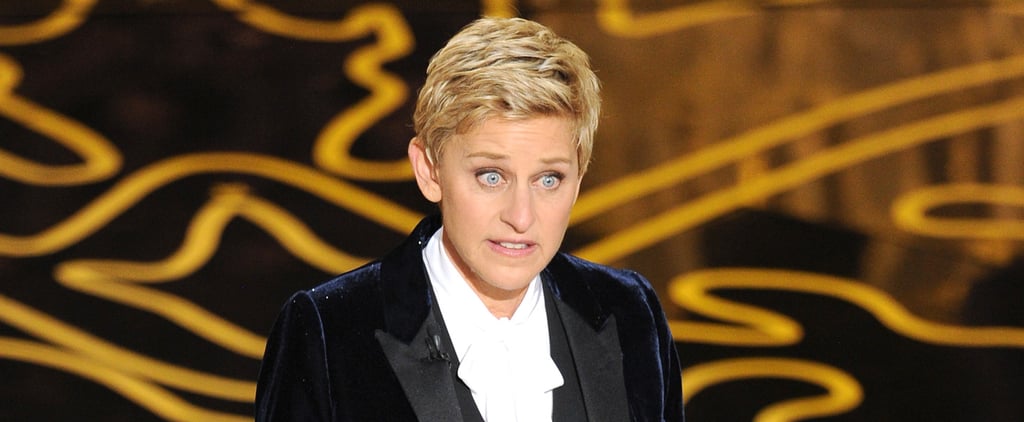Ellen DeGeneres With Sandra Bullock at the Oscars GIF