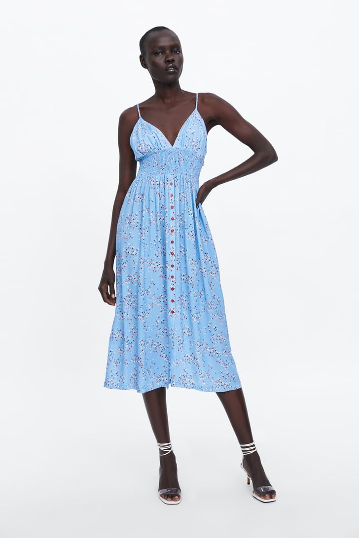 Floral Print Dress | Best Summer Dresses at Zara | POPSUGAR Fashion UK ...