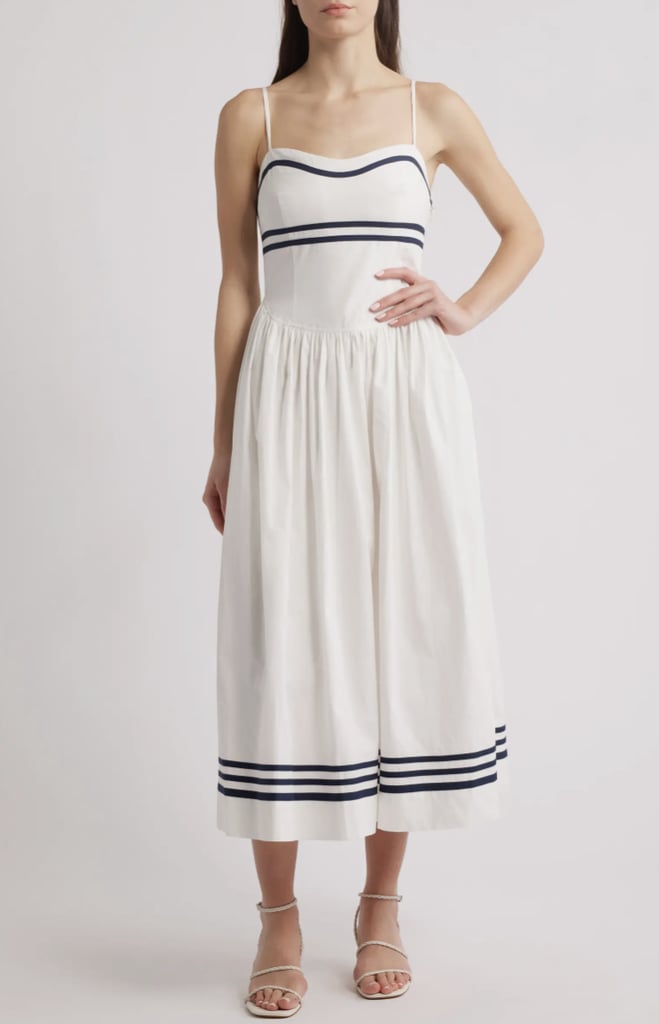Moon River Sleeveless Midi Dress