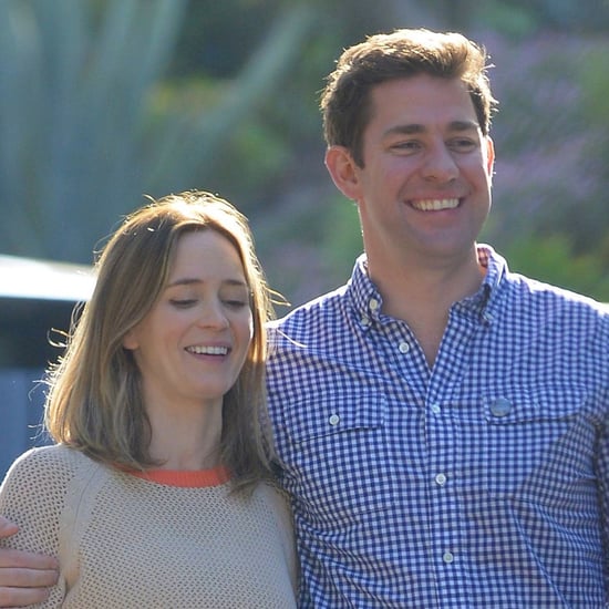 Emily Blunt and John Krasinski Smiling in LA