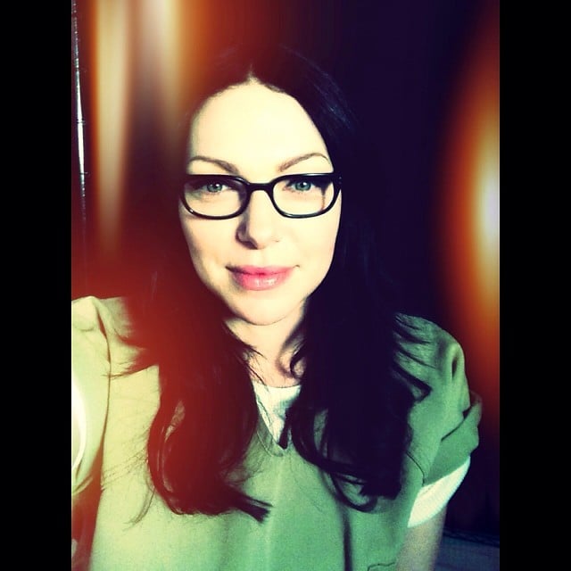Laura Prepon, who will appear in four episodes of the new season, takes a glamour shot.
Source: Instagram user oitnb
