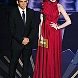 Emma Stone presented an award with Ben Stiller. | 2012 ...