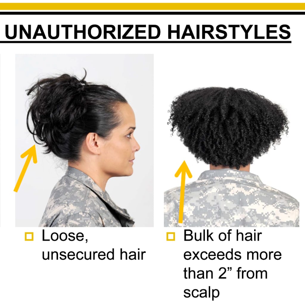 women with natural hair petition army regulation 670-1 | popsugar beauty