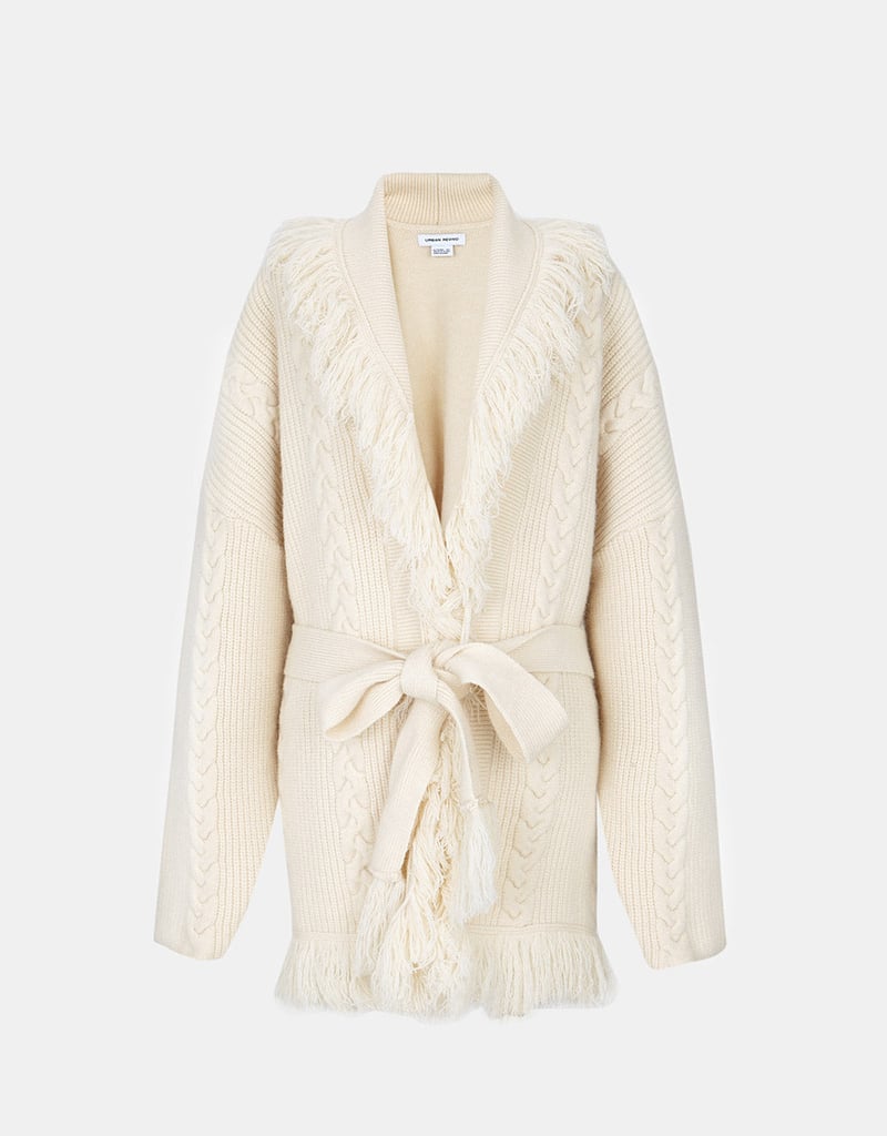 Urban Revivo Fringed Sweater Knitted Jacket