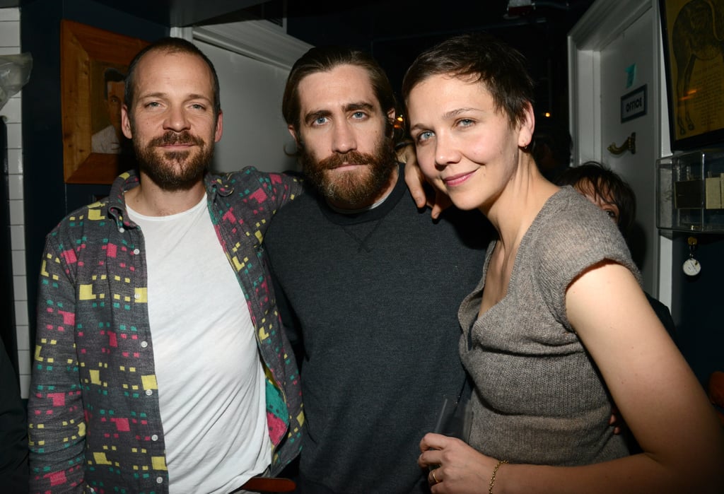 Jake and Maggie Gyllenhaal joined Peter Sarsgaard at a party in NYC on Thursday.