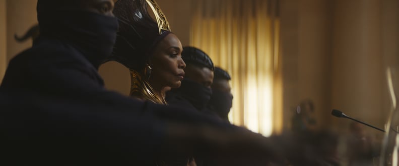 Angela Bassett as Ramonda in Marvel Studios' Black Panther: Wakanda Forever. Photo courtesy of Marvel Studios. © 2022 MARVEL.