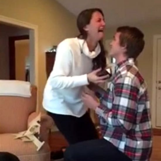 Girl Freaks Out Over Christmas-Morning Proposal