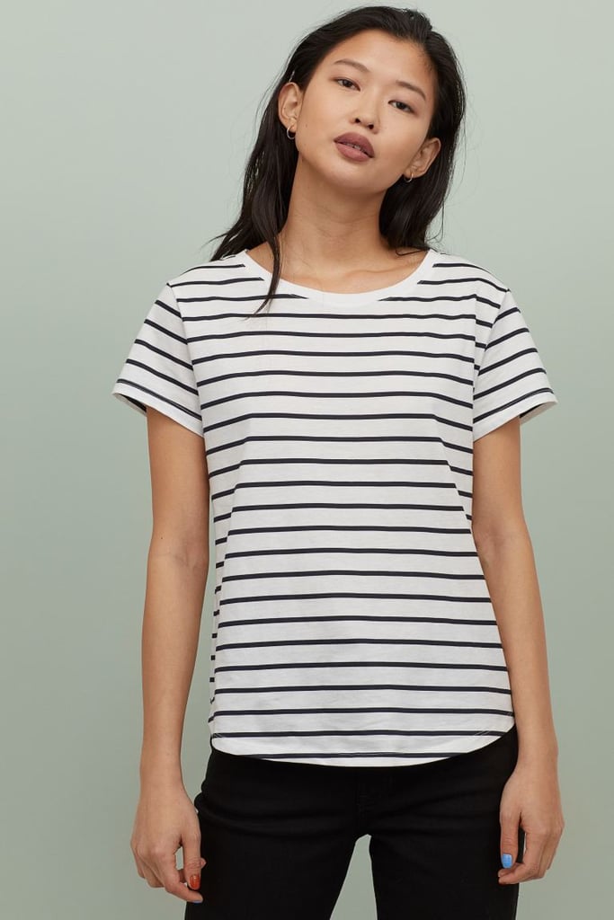 H&M T-Shirt | Best T-Shirts For Women | 2020 | POPSUGAR Fashion Photo 3