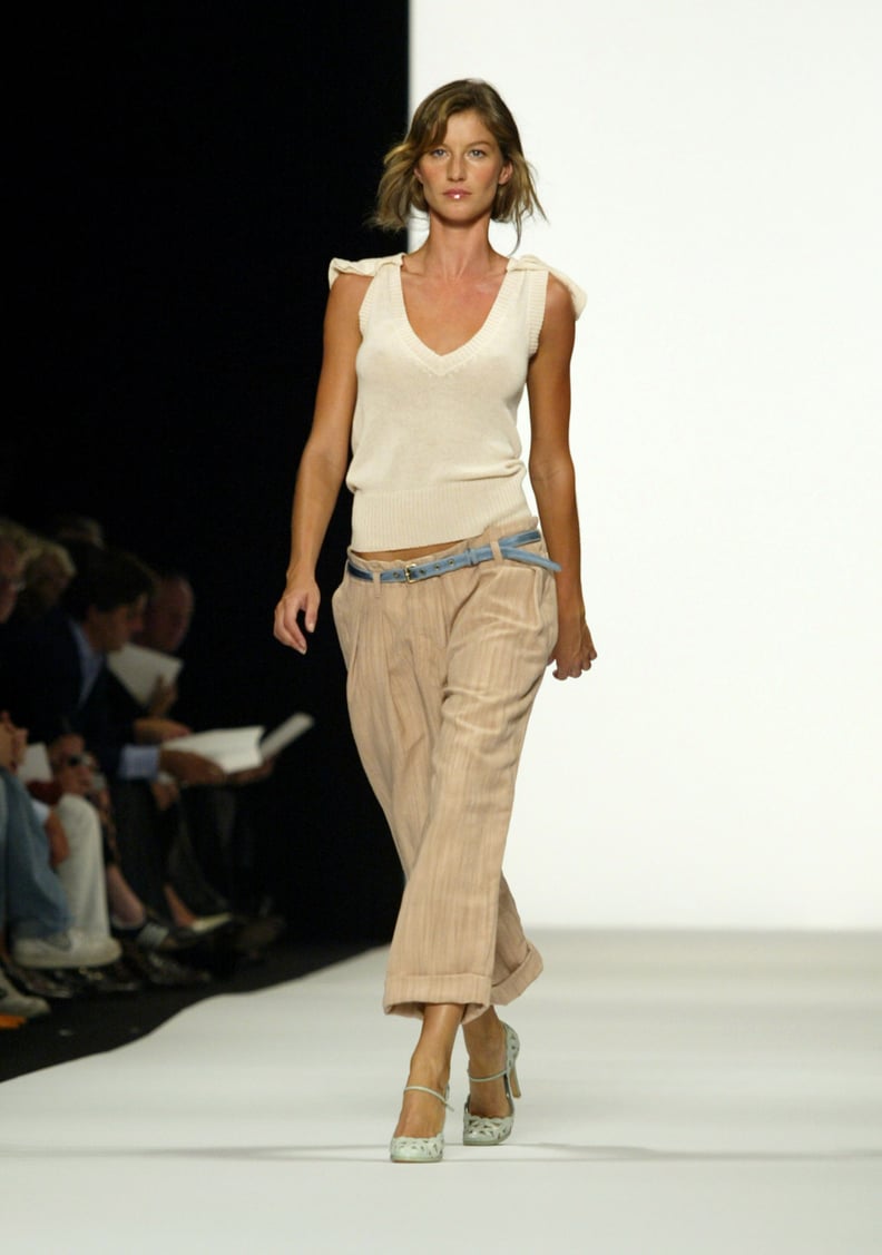 Gisele Bündchen on the Marc Jacobs Runway at New York Fashion Week Spring 2004