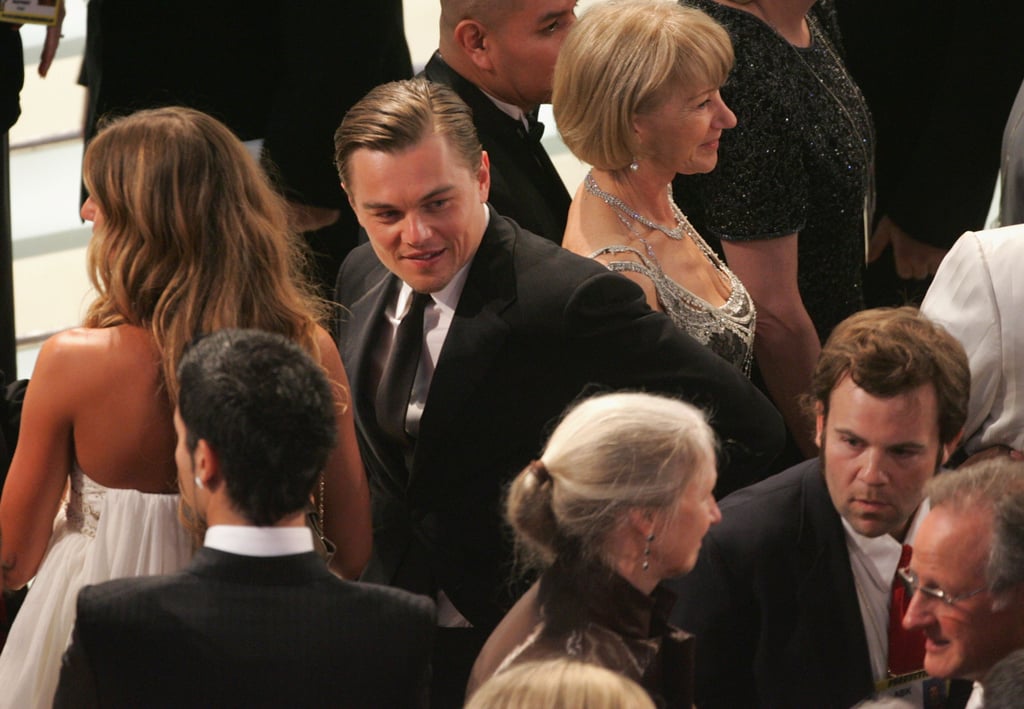 Leonardo Dicaprio And Gisele Bundchen At The 2015 Oscars Popsugar Celebrity 