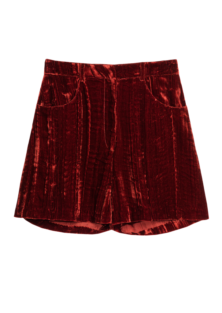 Rodarte x & Other Stories Crushed Velvet Shorts ($65)