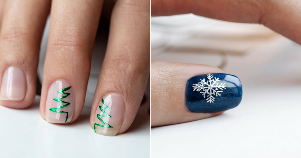 xmas nail transfers