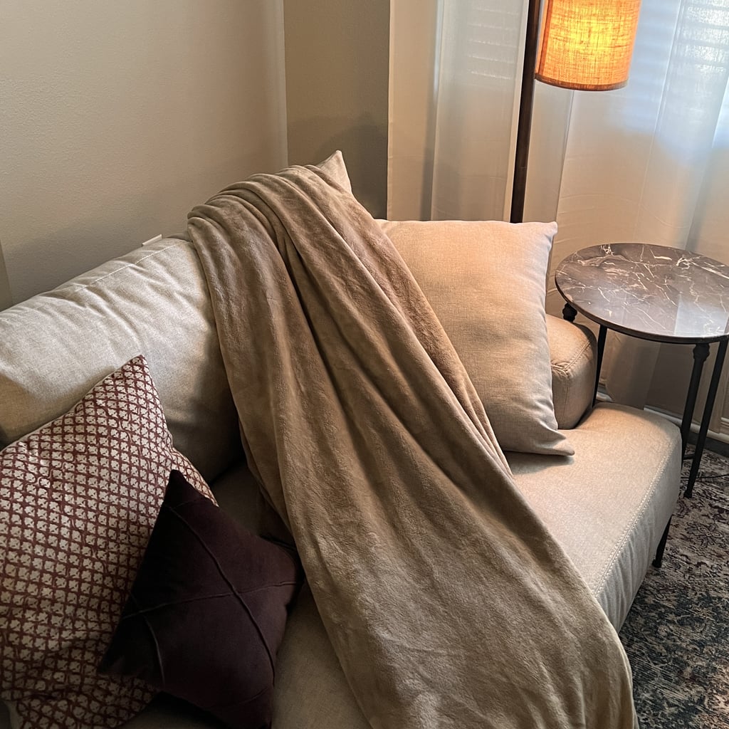Brookstone Nap Weighted Blanket Review With Photos POPSUGAR Home UK