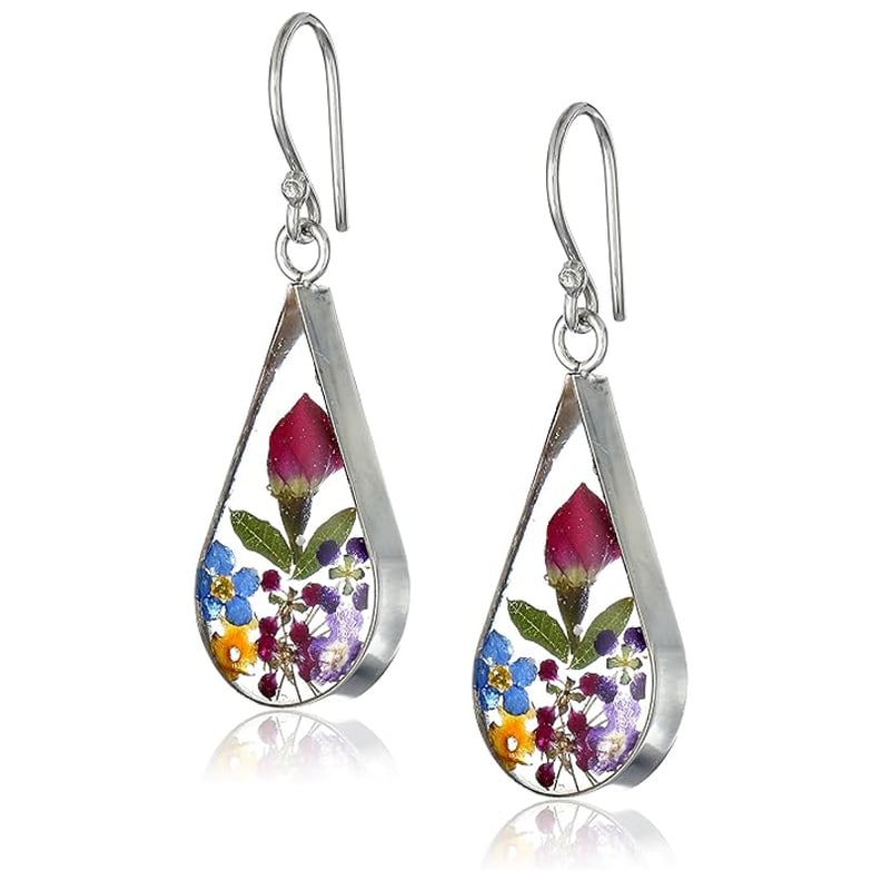 Pressed Flower Earrings