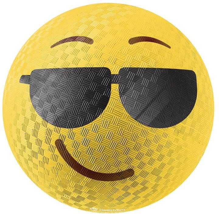 Emoji Rubber Playground Ball
