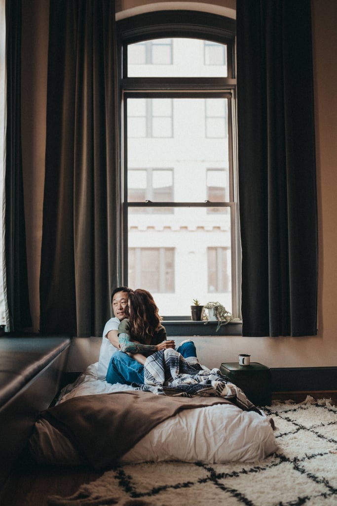 Romantic Loft Engagement Shoot