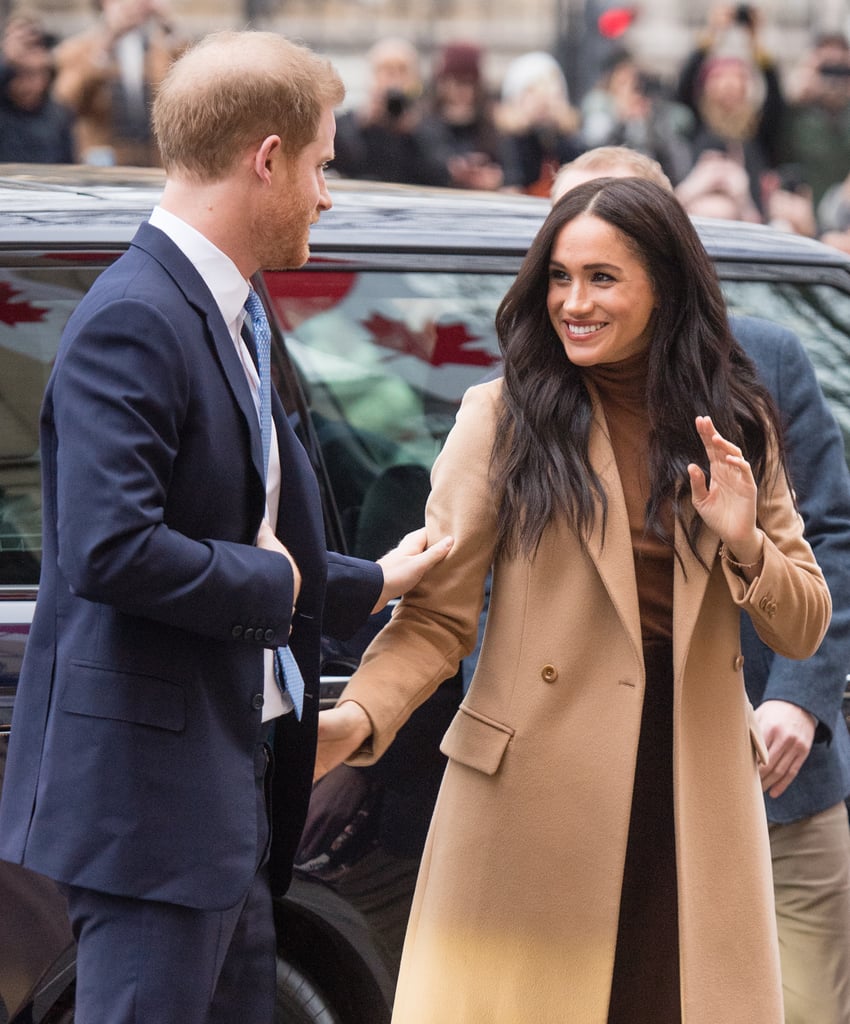 Meghan Markle and Prince Harry Visit Canada House 2020