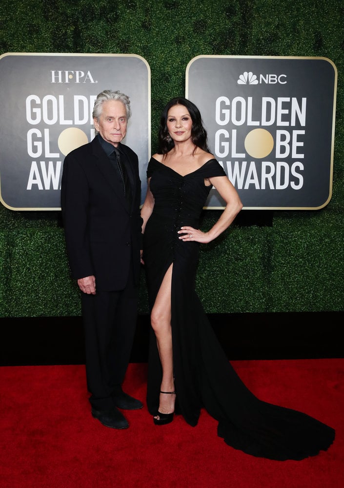 Catherine Zeta-Jones at the 2021 Golden Globes