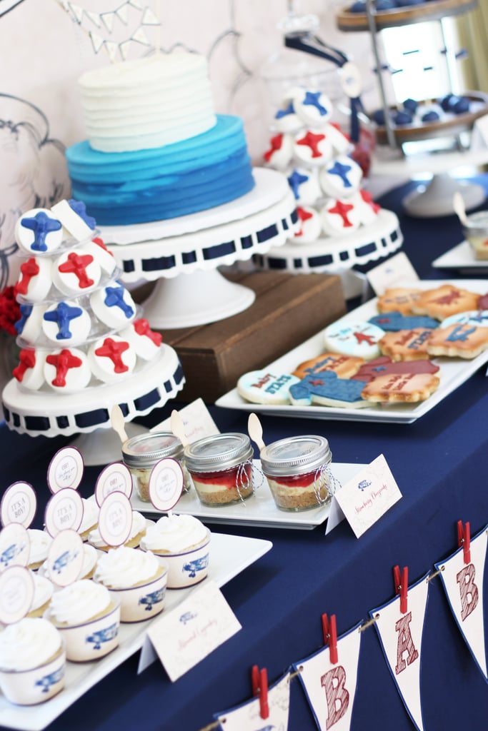 Vintage Airplane Baby Shower