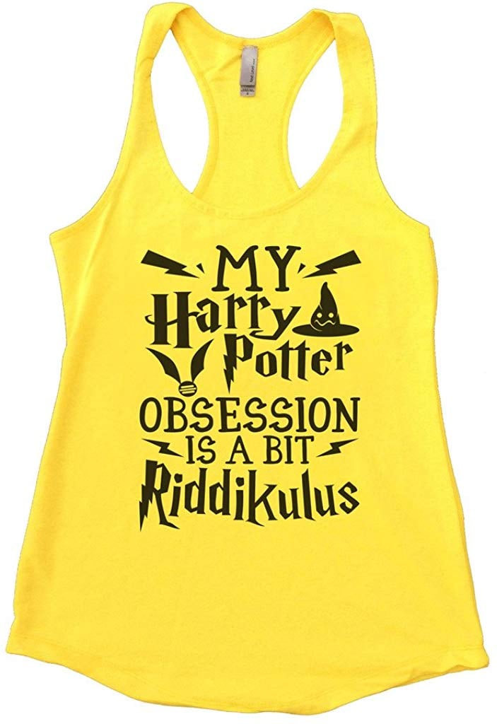 Women's Flowy Tank Top "My Obsession Is a Bit Riddikulus"