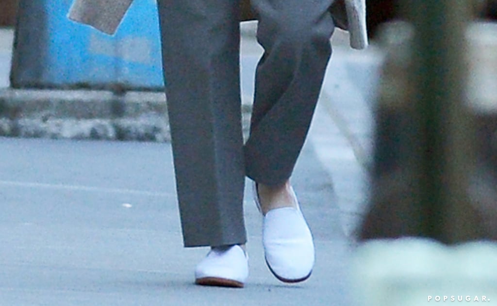 Ashley Olsen's White Loafers