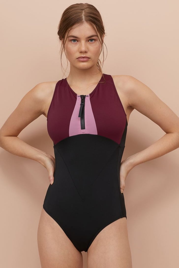 H&M Sports Swimsuit Best Modest Swimwear For Women POPSUGAR Fashion